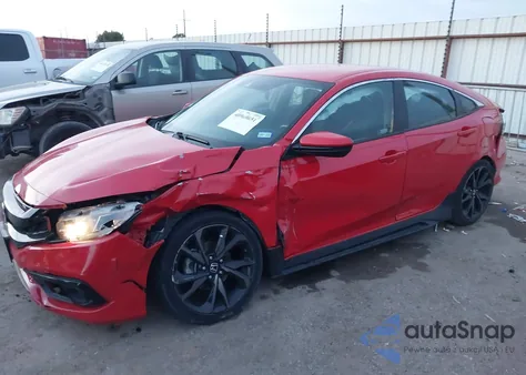 2020 Honda Civic Sport from USA, damaged, VIN 2HGFC2E8XLH565966